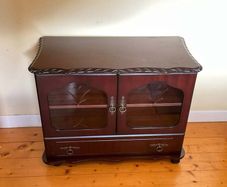 Quality Vintage Rossmore Cabinet | Solid Mahogany