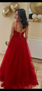 Red Debs dress