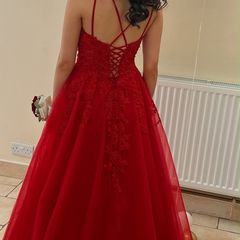 Red Debs dress