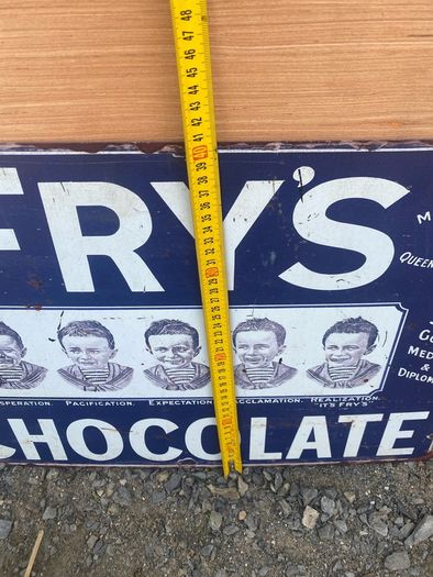Frys Chocolate  sign