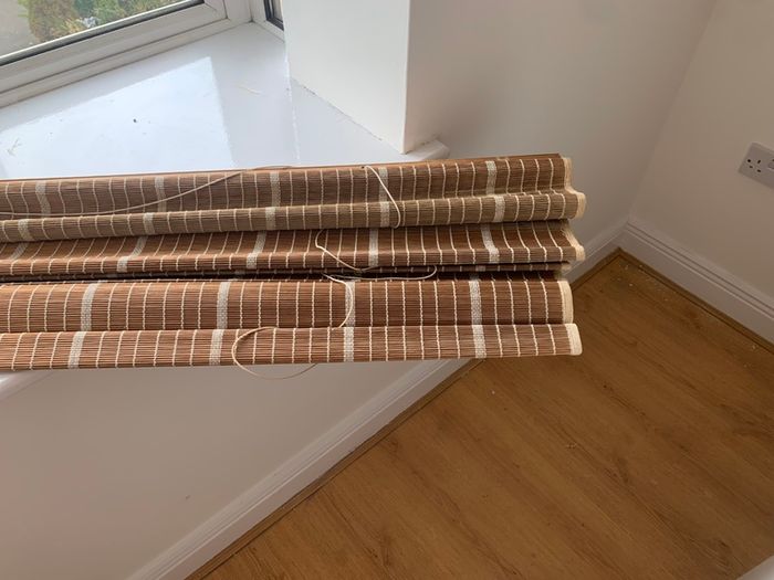 Roller blinds , bamboo