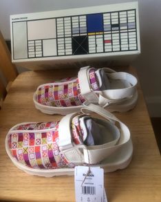 Reebok x Eames Beatnik Sandals Chalk Print UK 8 EU 42 BNIB