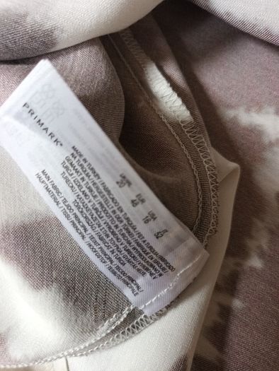 Primark Cow Slip  Pattern Dress.   S. 20. B.N.W.T