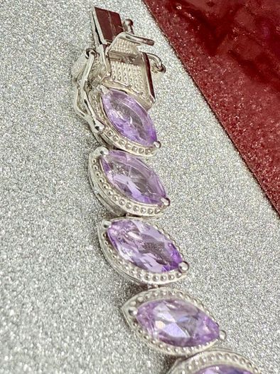 Moroccan Amethyst Cluster Bracelet