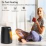 FREE EXPRESS SHIPPING Energy Efficient Electric Heater, 800W PTC Ceramic Fan Heater, Portable Heater with Overheat, Tip-Over Protection & 3 Modes, Space Heater for Room Home Office Indoor Image 5