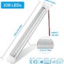 12V Interior LED Light Bar, 108 LED Universal Strip Light with ON/OFF Switch, White Lamp for Van Car Auto Camper Bus Caravan Boat Motorhome Kitchen Bathroom (2 Pack) Image 3