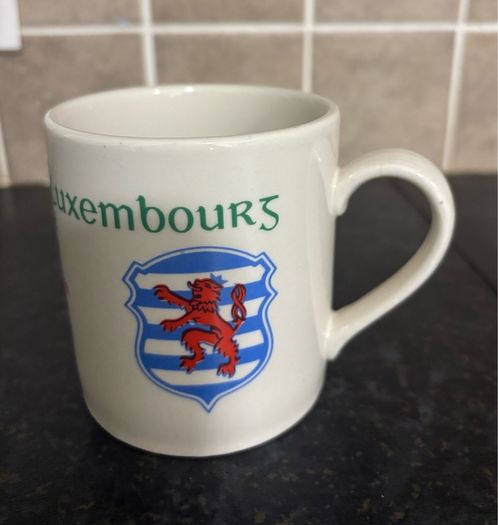 Vintage Carrigaline Pottery Luxembourg GAA Mug