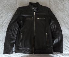 DKNY Mens Leather Jacket