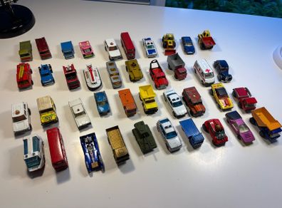 Vintage Matchbox 40 Super Fast models lot 7