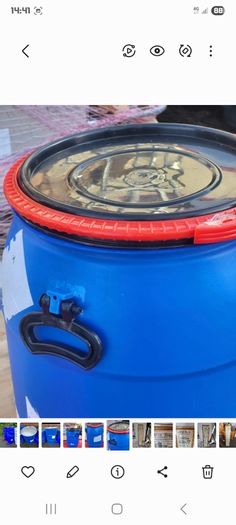 plastic barrels