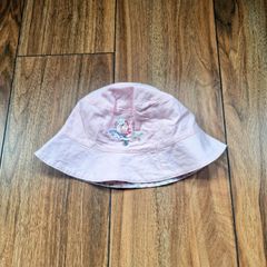 Girls baby pink summer hat