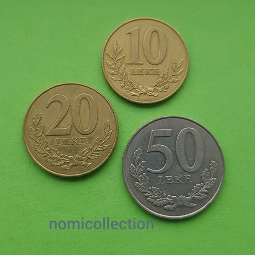 Albania 1996 year coins.