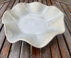 Ceramic Scalloped Bowl Centrepiece