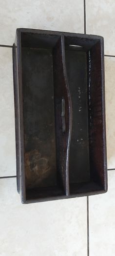 Vintage Wooden Cutlery Carry Box