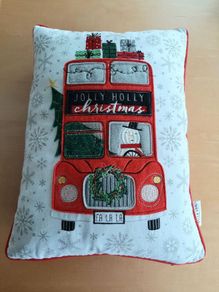 2026 Jolly Holly Christmas cushion