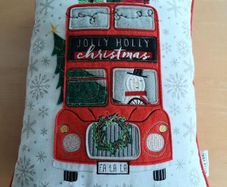 2026 Jolly Holly Christmas cushion