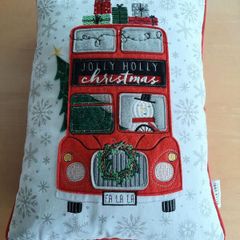 2026 Jolly Holly Christmas cushion