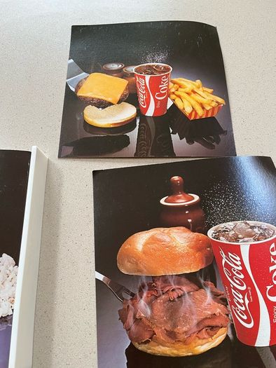 Coca Cola American Menu Sign Rare