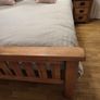 Solid Oak Super King Bed Image 6