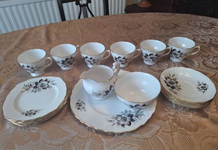Crown Royal Bone China tea set