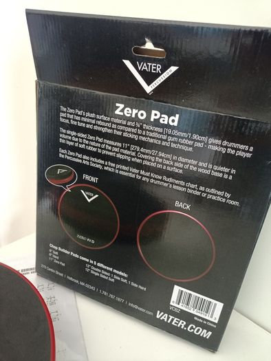 Vater practice pad + drumsticks