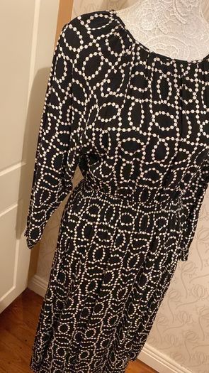 Dress  black & cream