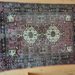 Small Vintage Persian Hamadan Rug (1.45 Sq m)