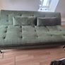 Vibrant green Swyft sofa bed couch with matching pillows (Colour not accurately reflected in own pictures, see listing for brands original pictures) Image 3