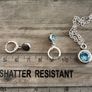 Silver Plated Aquamarine Swarovski Crystal Set Image 7
