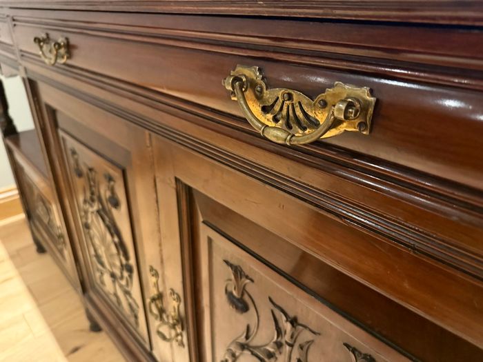 Exceptional Solid Mahogany Dining Room Sideboard 210cm