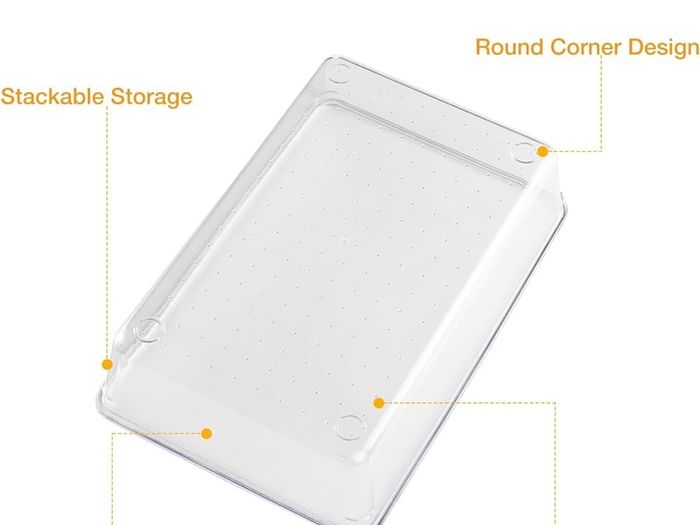 32 Pack Desk Drawer Organisers With 4 Sizes Bathroom Trays Drawer Organiser Fridge Storage Boxes For Kitchen, Office, Dressing, Cosmetics