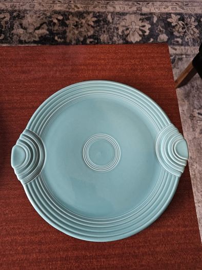 Art Deco Style Service Plates From Fiesta Range Ware Homer Laughlin China Co.