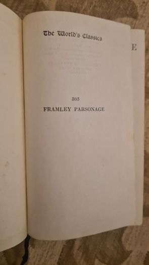 Framley Parsonage By Anthony  Trollope. Hardback In Good Condition.