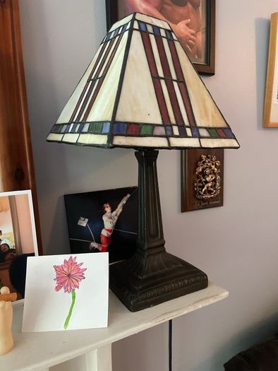 Stained glass lamp