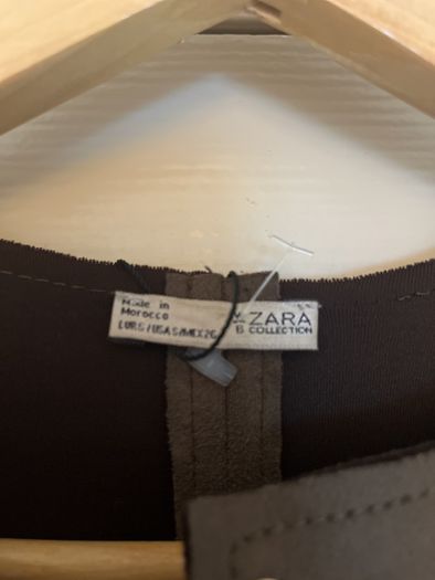 Zara suede effect coat
