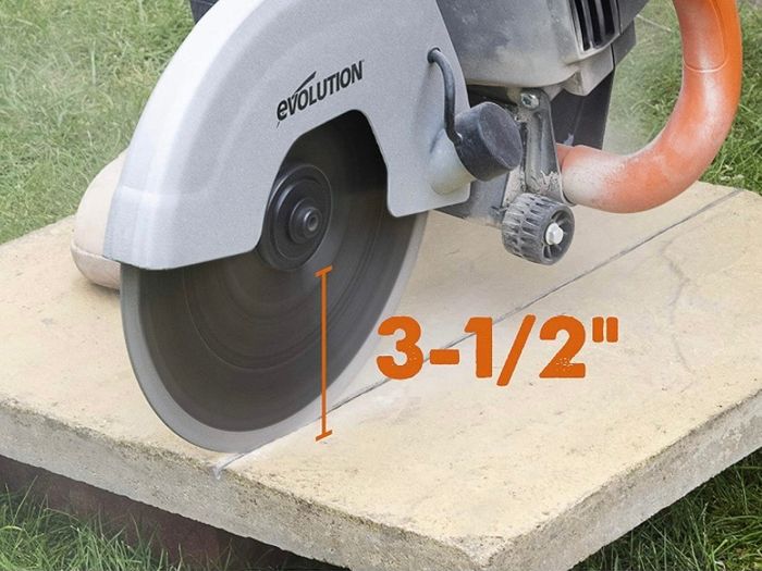230mm Concrete Saw - 2000W Motor, No Gas, 90 mm Cut, Incl Diamond Masonry Blade, 230V (FREE POSTAGE)