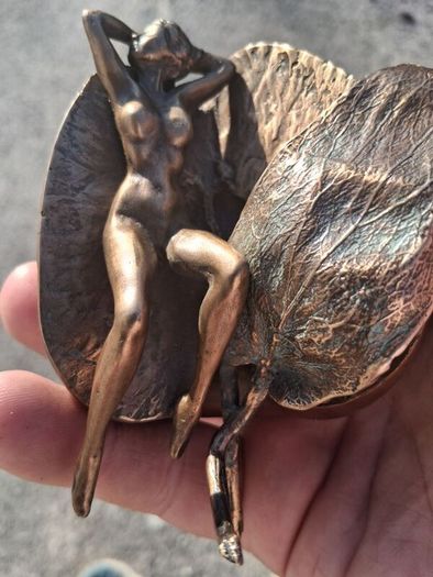 Eve And The Apple Signed Bronze