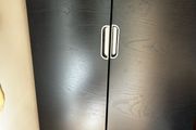 Modern Black Double Door Storage Cabinet / Cupboard