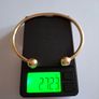 Gold Torc Bangle Image 7