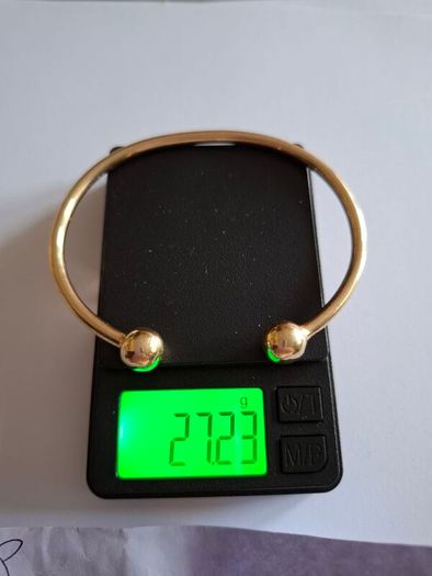 Gold Torc Bangle
