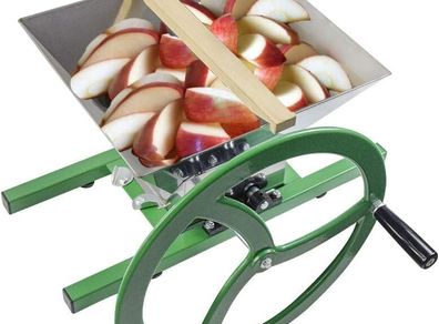 7L Stainless Steel Manual Juicer Grinder, Fruit Scratter Pulper for Wine and Cider Pressing