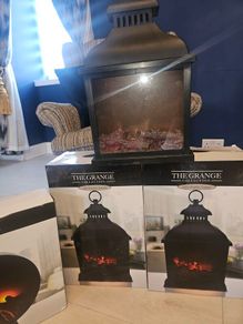 LED Fireplace I antern