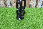 X1 Vintage Gymnastic Olympic Human Tower Figurine Stone Black Sculpture Art