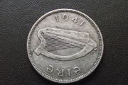 Irish Republic. Silver Shilling (1941)