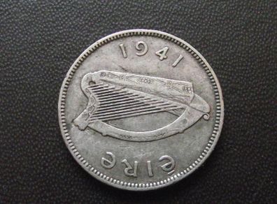 Irish Republic. Silver Shilling (1941)