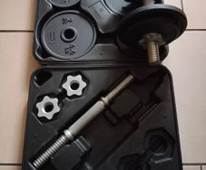 20 kgs dumbbell set. Decathlon