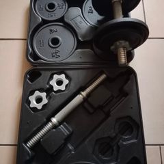 20 kgs dumbbell set. Decathlon