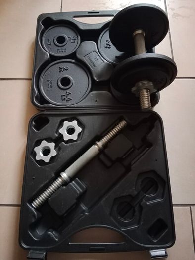 20 kgs dumbbell set. Decathlon