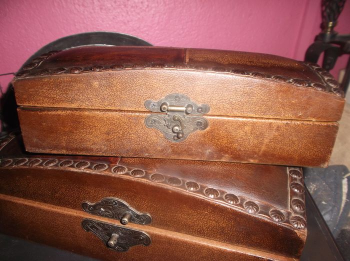 Set of 2 Beautiful  Vintage Chests
