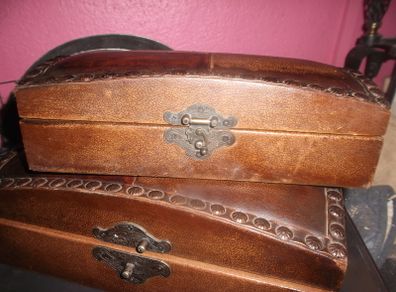 Set of 2 Beautiful  Vintage Chests
